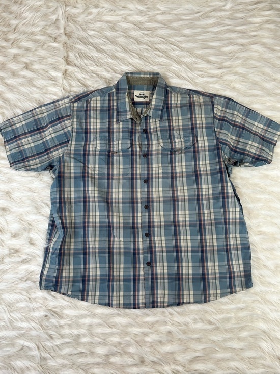Wrangler Other - Wrangler Western Shirt Short Sleeve Men's XXL Plaid